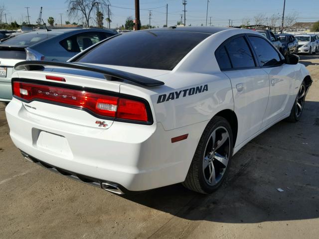2C3CDXCT0DH701899 - 2013 DODGE CHARGER R/ WHITE photo 4