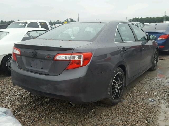 4T1BF1FK2EU333365 - 2014 TOYOTA CAMRY L GRAY photo 4