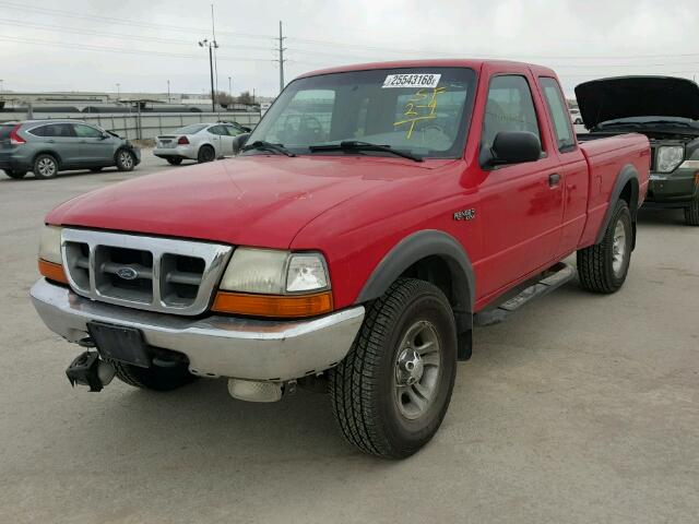 1FTZR15V4YPB32379 - 2000 FORD RANGER SUP RED photo 2