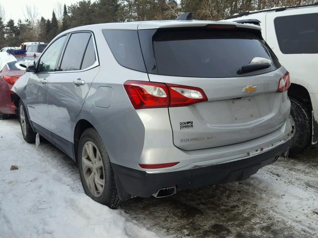 2GNAXTEX5J6230138 - 2018 CHEVROLET EQUINOX LT SILVER photo 3