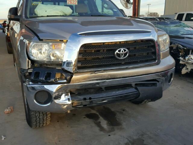 5TFRT541X7X007442 - 2007 TOYOTA TUNDRA DOU BROWN photo 9