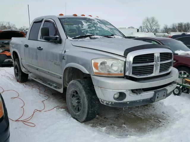 3D7KS28C16G124110 - 2006 DODGE RAM 2500 S SILVER photo 1