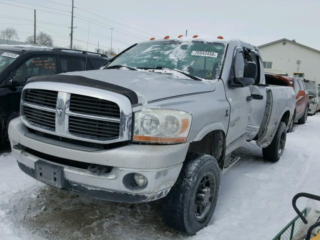 3D7KS28C16G124110 - 2006 DODGE RAM 2500 S SILVER photo 2
