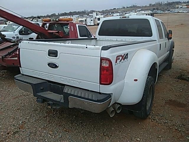 1FT8W3DT4FEC25878 - 2015 FORD F350 SUPER WHITE photo 4