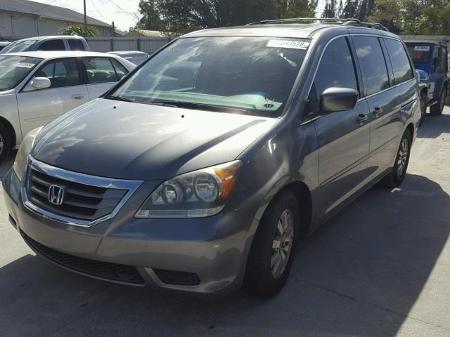 5FNRL38739B403714 - 2009 HONDA ODYSSEY EX SILVER photo 2