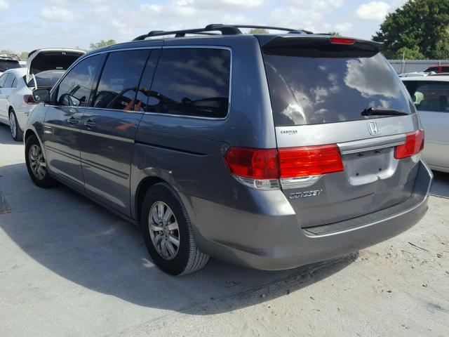 5FNRL38739B403714 - 2009 HONDA ODYSSEY EX SILVER photo 3