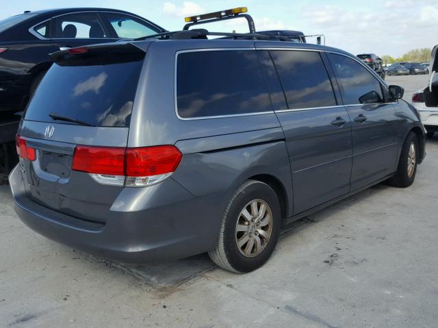 5FNRL38739B403714 - 2009 HONDA ODYSSEY EX SILVER photo 4