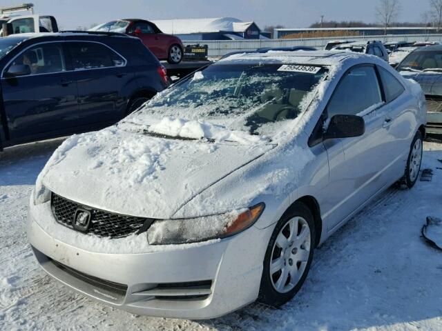 2HGFG12699H507969 - 2009 HONDA CIVIC LX SILVER photo 2