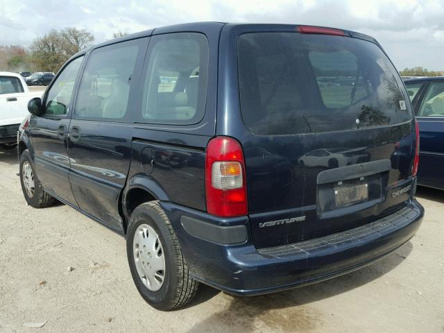 1GNDU23E32D153046 - 2002 CHEVROLET VENTURE EC BLUE photo 3