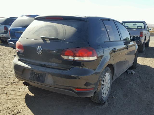 WVWDB7AJ0CW254014 - 2012 VOLKSWAGEN GOLF 黑色 照片 4