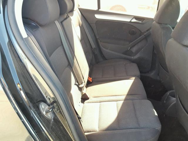WVWDB7AJ0CW254014 - 2012 VOLKSWAGEN GOLF 黑色 照片 6