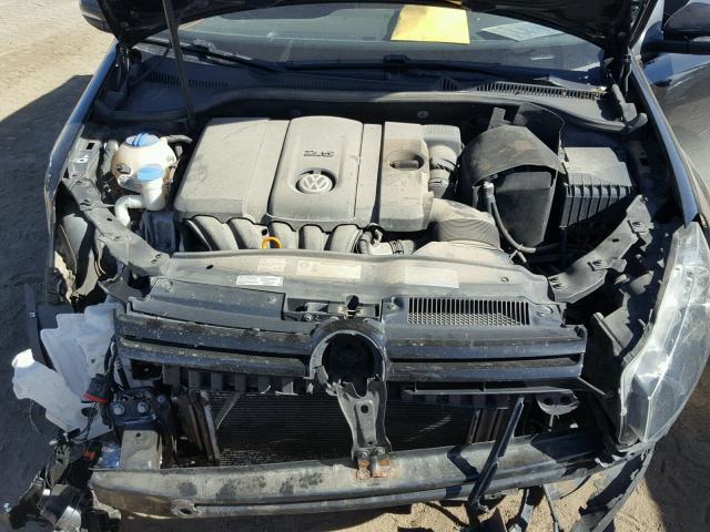 WVWDB7AJ0CW254014 - 2012 VOLKSWAGEN GOLF 黑色 照片 7