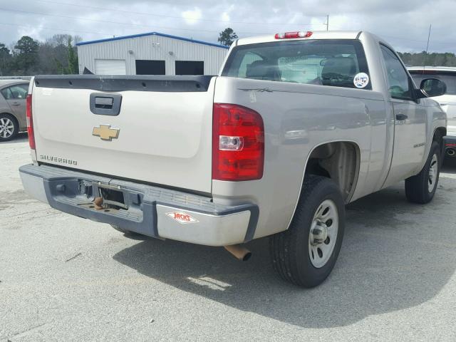 1GCEC14C59Z198235 - 2009 CHEVROLET SILVERADO TAN photo 4