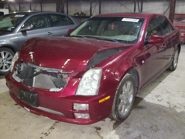 1G6DW677760209222 - 2006 CADILLAC STS RED photo 2