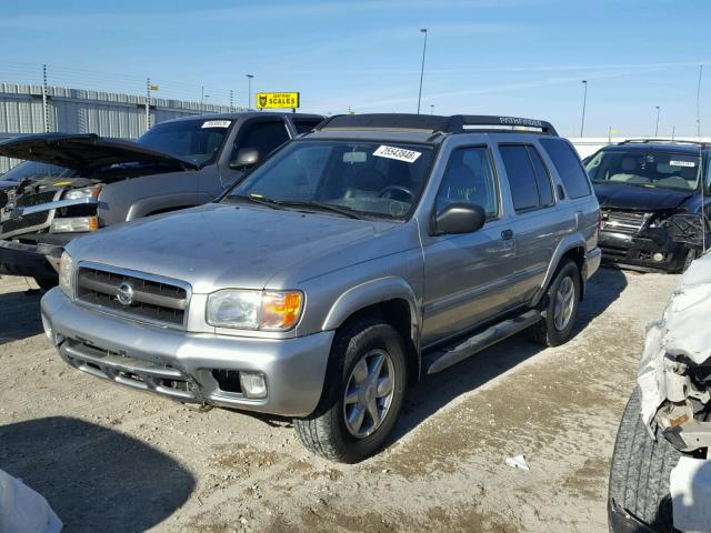 JN8DR09Y12W712294 - 2002 NISSAN PATHFINDER SILVER photo 2