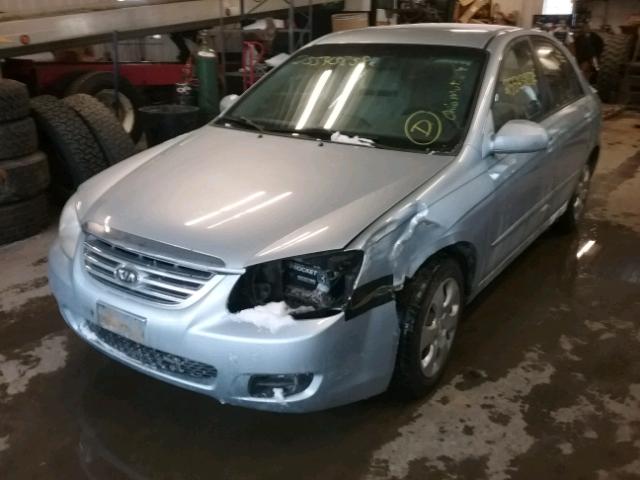 KNAFE121175390107 - 2007 KIA SPECTRA EX SILVER photo 2