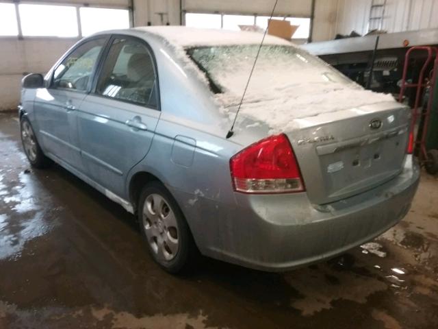 KNAFE121175390107 - 2007 KIA SPECTRA EX SILVER photo 3