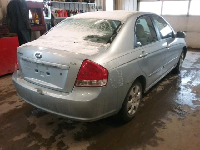 KNAFE121175390107 - 2007 KIA SPECTRA EX SILVER photo 4