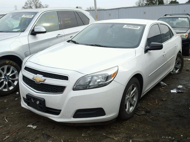 1G11B5SA6DF185426 - 2013 CHEVROLET MALIBU LS WHITE photo 2