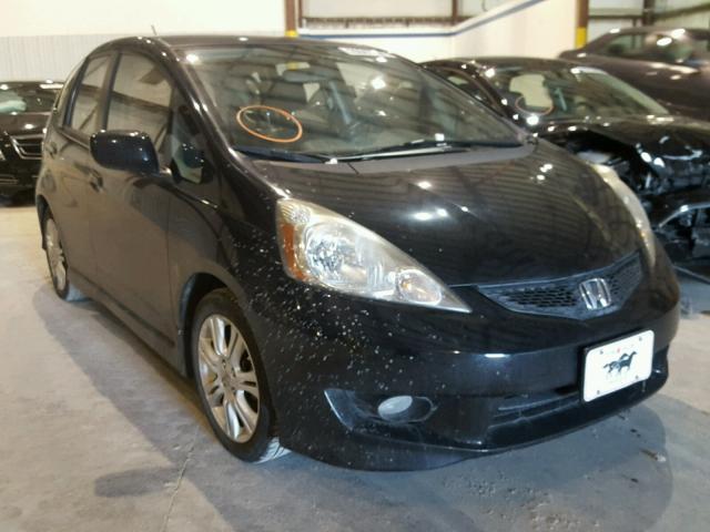 JHMGE88489S006974 - 2009 HONDA FIT SPORT BLACK photo 1