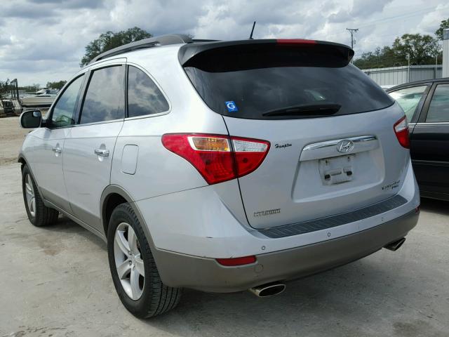 KM8NU13C58U038183 - 2008 HYUNDAI VERACRUZ G SILVER photo 3