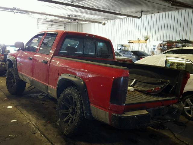 1D7HU18D35S361762 - 2005 DODGE RAM 1500 S RED photo 3