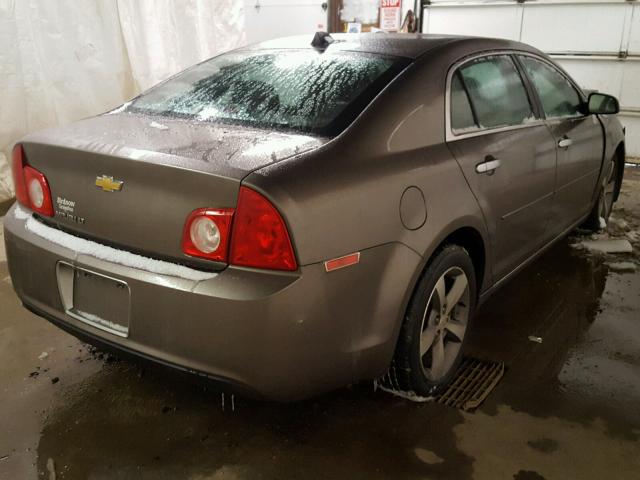 1G1ZC5E0XCF323339 - 2012 CHEVROLET MALIBU 1LT 棕色 照片 4
