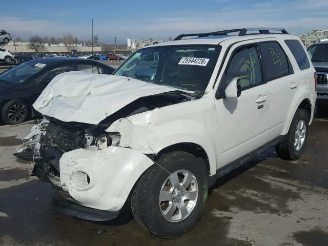 1FMCU0EG3BKA74345 - 2011 FORD ESCAPE LIM WHITE photo 2