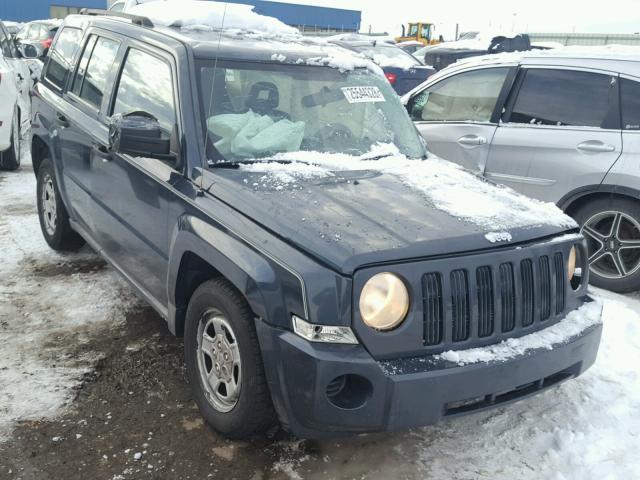 1J8FT28028D553215 - 2008 JEEP PATRIOT SP BLUE photo 1