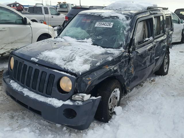 1J8FT28028D553215 - 2008 JEEP PATRIOT SP BLUE photo 2