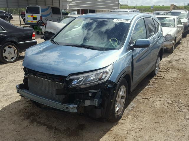 2HKRM3H53GH553090 - 2016 HONDA CR-V EX TEAL photo 2