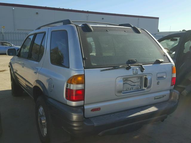 4S6DM58W6Y4412068 - 2000 HONDA PASSPORT E GRAY photo 3