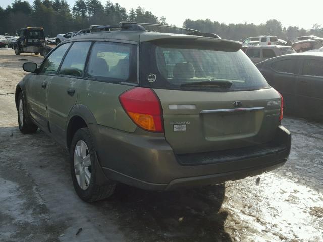 4S4BP61C357385919 - 2005 SUBARU LEGACY OUT GREEN photo 3