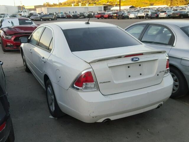 3FAHP071X8R251591 - 2008 FORD FUSION SE WHITE photo 3