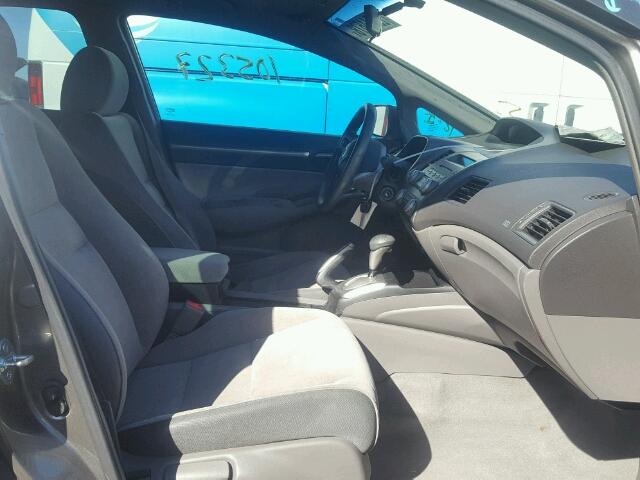 2HGFA16878H314733 - 2008 HONDA CIVIC EX ნაცრისფერი ფოტო 5