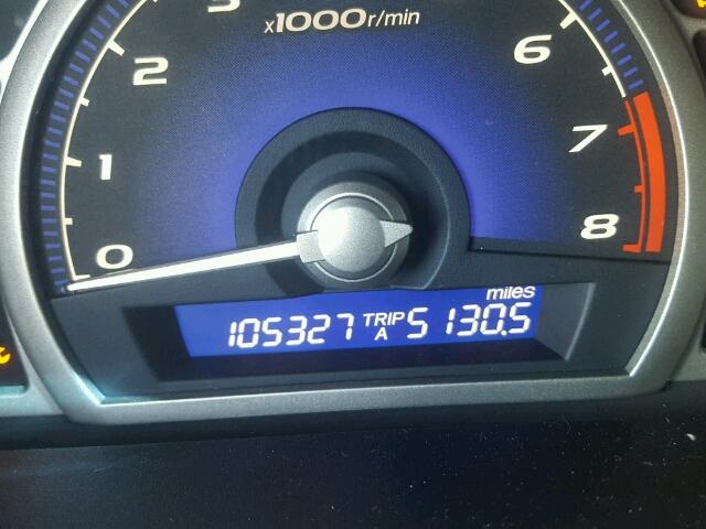 2HGFA16878H314733 - 2008 HONDA CIVIC EX ნაცრისფერი ფოტო 8