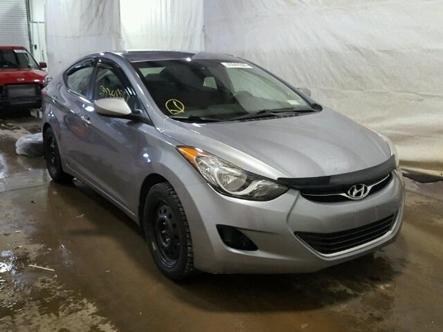 KMHDH4AE7DU527121 - 2013 HYUNDAI ELANTRA GL GRAY photo 1