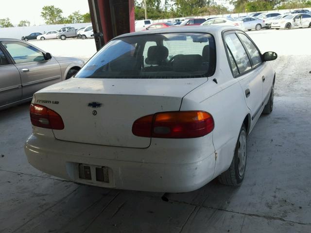 1Y1SK5288WZ415750 - 1998 CHEVROLET GEO PRIZM WHITE photo 4