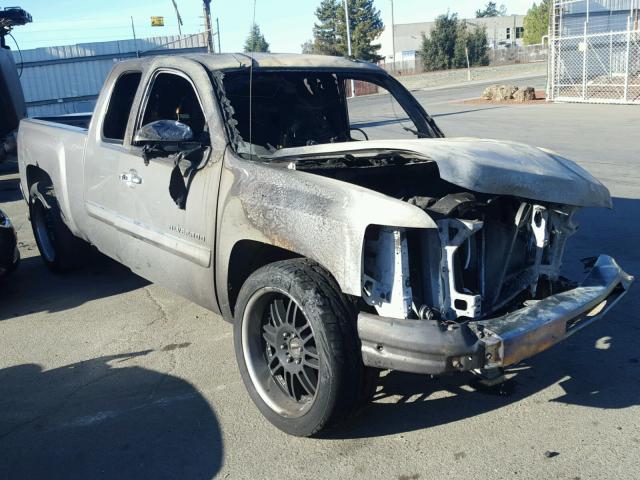 1GCEC29019Z271265 - 2009 CHEVROLET SILVERADO GRAY photo 1