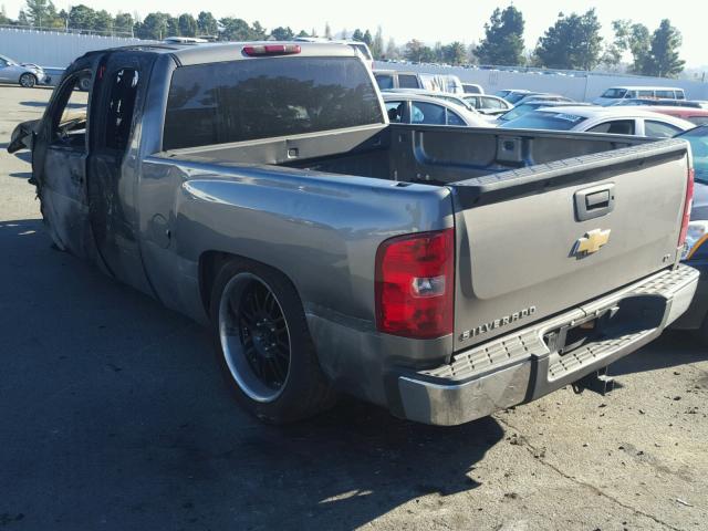 1GCEC29019Z271265 - 2009 CHEVROLET SILVERADO GRAY photo 3