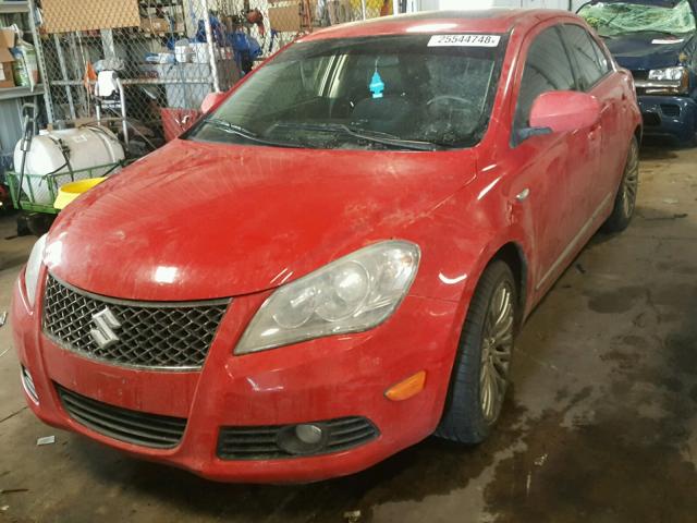 JS2RE9A50A6100059 - 2010 SUZUKI KIZASHI GT RED photo 2