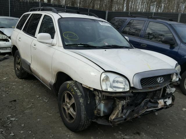 KM8SC13D84U594075 - 2004 HYUNDAI SANTA FE G WHITE photo 1