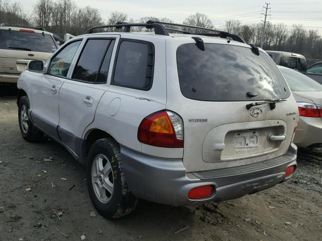 KM8SC13D84U594075 - 2004 HYUNDAI SANTA FE G WHITE photo 3