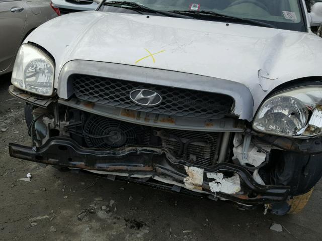 KM8SC13D84U594075 - 2004 HYUNDAI SANTA FE G WHITE photo 9