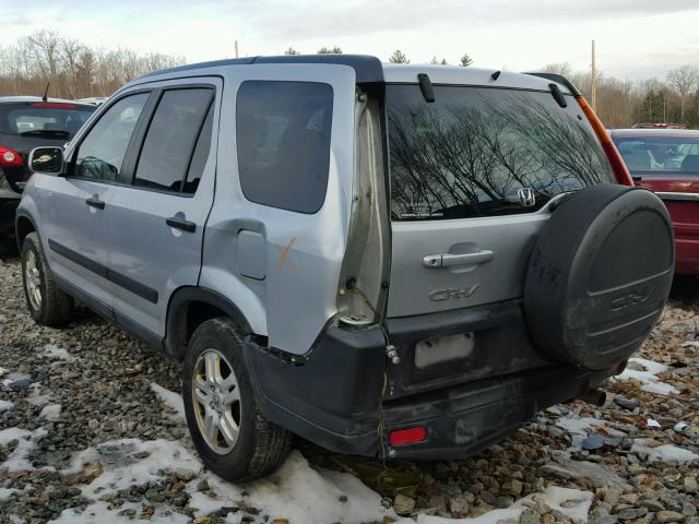 SHSRD78823U146915 - 2003 HONDA CR-V EX SILVER photo 3