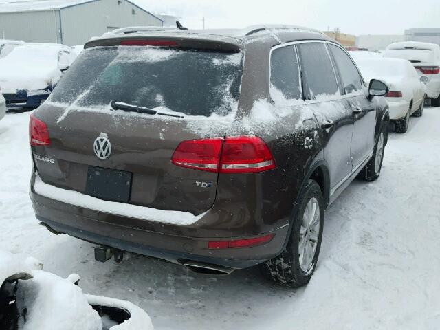 WVGEP9BP2ED010606 - 2014 VOLKSWAGEN TOUAREG V6 BROWN photo 4