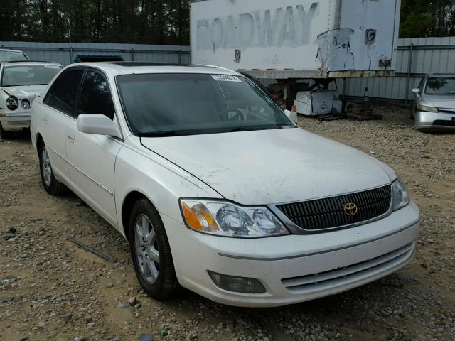 4T1BF28B2YU010392 - 2000 TOYOTA AVALON XL WHITE photo 1