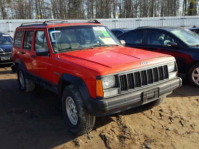 1J4FT68S2SL652463 - 1995 JEEP CHEROKEE S RED photo 1