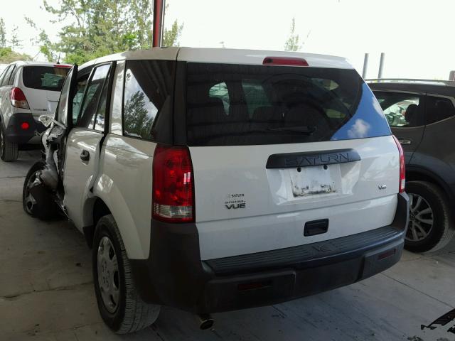 5GZCZ53B33S907751 - 2003 SATURN VUE WHITE photo 3