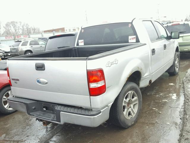 1FTPW14526FA85759 - 2006 FORD F150 SUPER SILVER photo 4